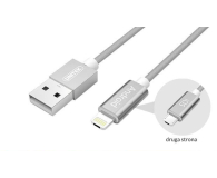 Unitek do ładowania USB 2.0 - 2w1 micro USB i Lightning - 350249 - zdjęcie 1